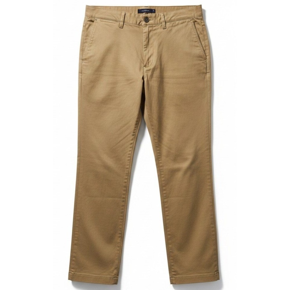 Southern Pines Tan Khaki Chino Pants, Straight Leg, Men's 36x30, Stretch‎ Cotton